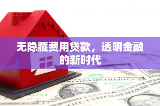 红原无隐藏费用贷款，透明金融的新时代