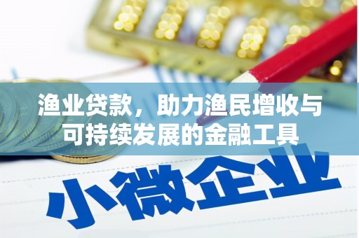 瑞穗渔业贷款，助力渔民增收与可持续发展的金融工具