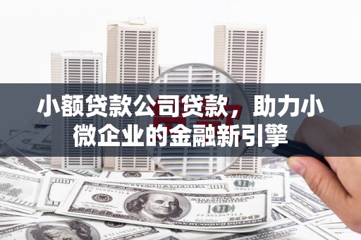 福田小额贷款公司贷款，助力小微企业的金融新引擎