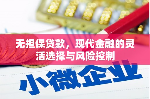 元长无担保贷款，现代金融的灵活选择与风险控制