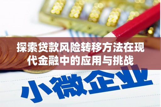 山阳探索贷款风险转移方法在现代金融中的应用与挑战