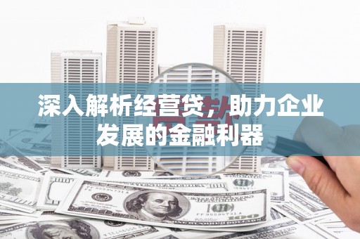 阳泉深入解析经营贷，助力企业发展的金融利器