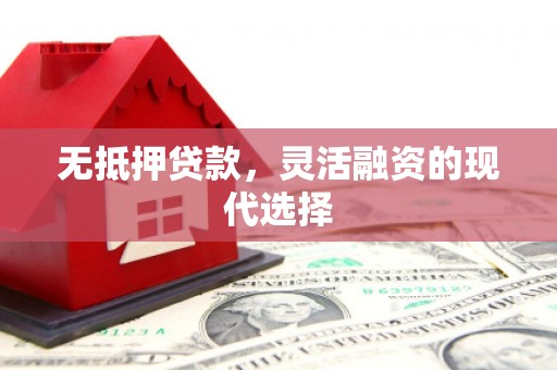 葫芦岛无抵押贷款，灵活融资的现代选择