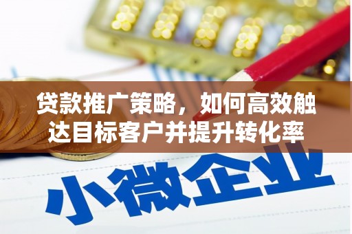 泰山贷款推广策略，如何高效触达目标客户并提升转化率