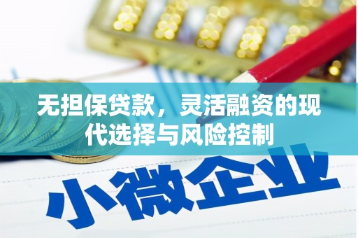 芷江无担保贷款，灵活融资的现代选择与风险控制