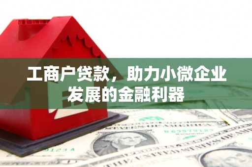 原平工商户贷款，助力小微企业发展的金融利器