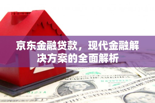 沂水京东金融贷款，现代金融解决方案的全面解析