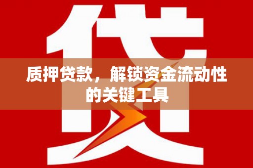 洛扎质押贷款，解锁资金流动性的关键工具
