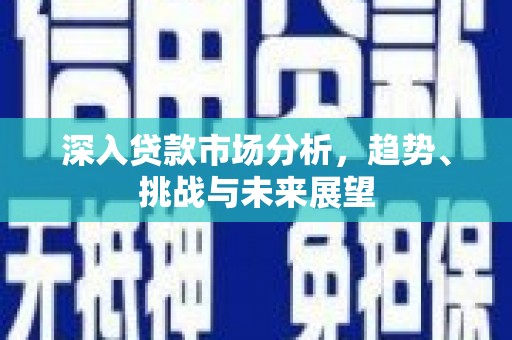 久治深入贷款市场分析，趋势、挑战与未来展望