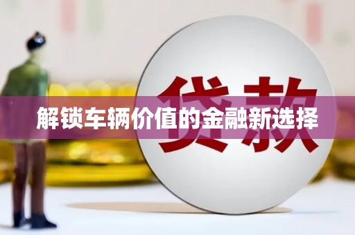 薛城解锁车辆价值的金融新选择