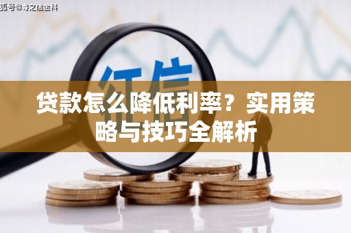博湖贷款怎么降低利率？实用策略与技巧全解析
